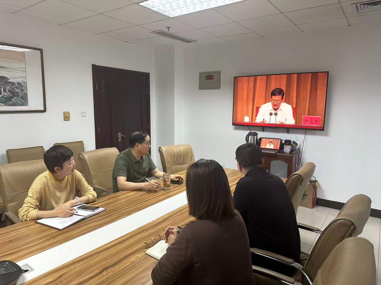 中国食品和包装机械工业协会党支部组织《习近平谈治国理政》第五卷专题学习会